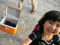 5歳女児、ビギナーズラックで伊勢海老を釣る！ - Photo No.2