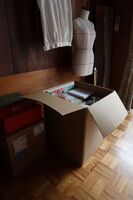 引っ越しにつき荷造り中