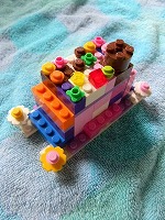 レゴのバースディケーキ